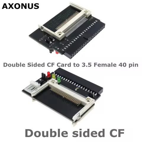 New Black Double Sided CF Card to 3.5 Female 40 pin cf to IDE Adapter Converter Card Standard IDE Tr