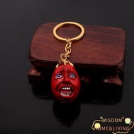 WISDOM 1997 Anime Cosplay Props, Metal Round Behelit Griffith Egg of King Necklace, Popular Resin An