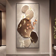 Fish Feeling New Decorative Paintings Entrance Homes Meaning Murals Chinese High-End Pumice Corridor
