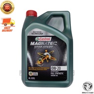 CASTROL MAGNATEG 0W20 STOP START FULLY SYNTHETIC ENGINE OIL 4 LITRE