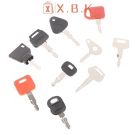 Glowingbubbles 10 key Machinery Master key Set For Kubota Komatsu Kobelco Machinery Digger GBS