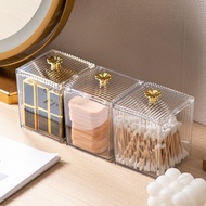 Convenient Container for Makeup Removers, Cotton Swabs, Accessories, and Makeup Items with Lid xoila
