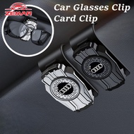 Audi Car Glasses Clip Cards Clip Car Sunglasses Holder Multifunctional Universal Ticket Clip for A3 