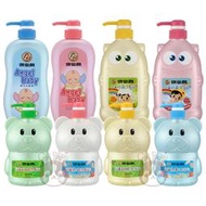 依必朗 嬰兒洗髮精 / 沐浴精 600ml / 兒童洗髮乳 / 沐浴乳 700ml 柔順 柔膚 舒眠 抗菌【奇寶貝】