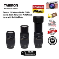 Tamron 70-300mm F/4-5.6 Di LD macro  Zoom Lens For Canon Nikon