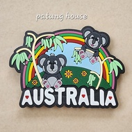 Fridge Magnet Refrigerator Souvenir Australia Koala Rubber Cute Magnet