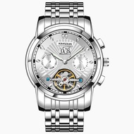 KIMSDUN K-1899A Nam Phổ Biến Tự Động Tourbillon Chạm Rỗng Chống Nước Đa Chức Năng Dạ Quang Đồng Hồ C