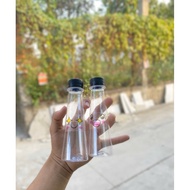 (WOMEN) 100 bottles - mini triangle 150ml + black cap (actual 145ml of water)