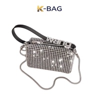 Super HOT stone W-shaped underarm handbag size 18