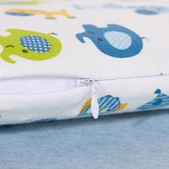 Cotton children's latex pillow sleeve baby pillow baby pillow 30X25X4 kindergarten single cotton latex pillow