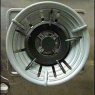 2 gas stove wind shields - 5-legged gas stove bracket