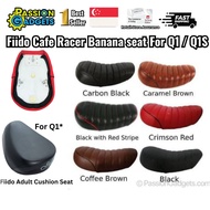Fiido Cafe Racer Banana seat Adult Cushion For Fiido Q1 and Q1S electric scooter