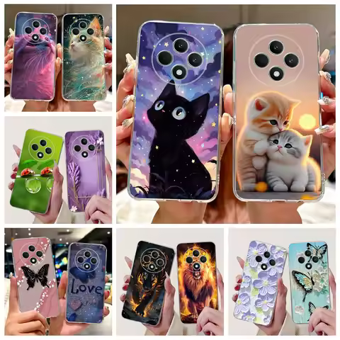 For Oppo Reno 12F 4G Case CPH2687 Cute Fashion Painted Cover Soft Silicone Phone Case For Oppo Reno1