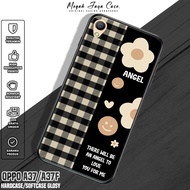 Softcase Oppo A37F / A37 - Casing Oppo A37hp / A37F FLOWER Motif - Silicone Oppo A37Fhp - OPPO A37F 
