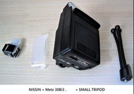 NISSIN + Metz 30Bi3 閃光燈連小三腳架