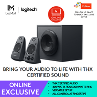 (Top Seller) Logitech Z623 THX 2.1 Speaker System with Subwoofer, THX Certified Audio, 400 Watts Pea