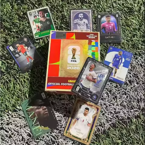 Panini 2026 USA-Canada-Mexico FIFA World Cup Football Trading Card Featuring Messi Mbappé Lamine Yam