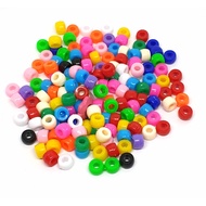 100 pcs Mix color 8mm Pony Bead for loom band bracelet crafts
