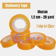 [SKYPACK] STATIONERY TAPE 1.2cm x 20y/Solasi/ TapeSolasi/ Tapesal Tapes