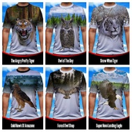 3D TIGER T-SHIRT FULL PRINTING MEN'S 3D TIGER PICTURE SHIRT INDONESIAN SATWA T-SHIRT DISTRO T-SHIRT