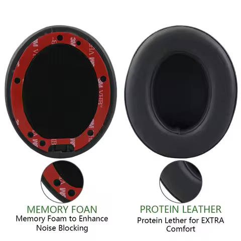 1Pair Replacement Earpads Ear Cushions Pads Muffs for Beats Studio 2 3 2.0 3.0 Wireless B0501 Wired 