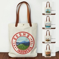 Canvas Totebag By Bromo Indonesian Mount Bromo Souvenir Bag