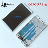 AMOLED / TFT White 6.0 Inch For OPPO R7 Plus Global LCD Display Touch Screen Digitizer Assembly Repl