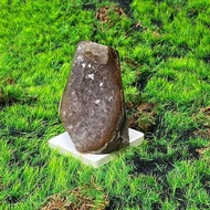 招財開運 能量擺飾-天然異象紫晶鎮共生方解石 財運水晶 消磁淨化