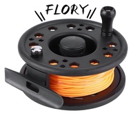 FLORY11 Fly Reel, Lightweight Left/Right Hand Fly Fishing Reel, Portable Pre-Loaded Line Fly Wheel R