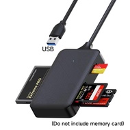4 in 1 Card Reader for SD/TF/CF/MS Card Reader USB/Type C To Compact Flash Card Converter Multifunct