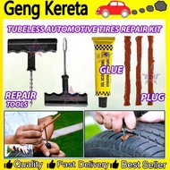 GK 6pcs Small Delicate Car Tubeless Tire Tyre Puncture Plug Car Repair Tools Kits