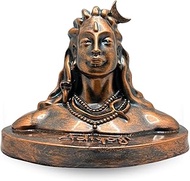 Vedic Charya 5" Adiyogi Shiva Statue Car Dashboard, Office Desk, Home & Shivratri Pooja - Mahadev Dh