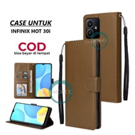 flip wallet for INFINIX HOT 30i premium casing handphone cover case