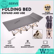 【In stock】Folding Bed Foldable Bed Single Nap Rest Bed Home Portable Multifunctional Bed Camping Bed W7QW