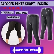 Cropped Legging Pants Legging Pants Short Legging Plus Size Sport Legging Fitness Pants Seluar Leggi