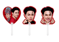 (ของแถม งดจำหน่าย) Woonae Plastic Fan พัดพลาสติก แบงค์ ศรราม แบบสุ่ม