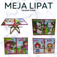 Table/study Table/Children's Study Table/Folding Table With Girls And Men's Motifs