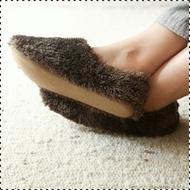 Couple Home Cotton Shoes Softness Fluffy Home Shoes Warm Package Heel Fur Slippers