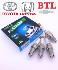 ALK8RC PLATINUM BTL บีทีแอล หัวเทียนเข็ม 3 เขี้ยว 4หัว NGK DENSO IK20 BKR6E IZFR6F CITY JAZZ CIVIC A