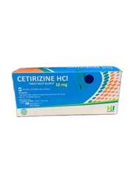 Cetirizine Obat Gatal Alergi 10mg HJ Box 100 Tablet