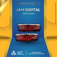 RED CHROME DIGITAL WATCH DIGITAL WATCH/ FOR BUS