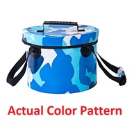 11公升26公分500D PVC折疊水桶多功能便攜式折疊水桶水容器洗手盆 2ndckp kktckp 644 11 Litre 26cm 500D PVC  Collapsible Bucket Mu