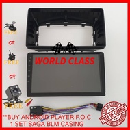 PROTON SAGA BLM/FLX 08-15 ANDROID 9" PLAYER FULL HD SCREEN (F.O.C CASING )