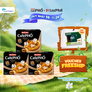 Combo 3 Hộp cà phê Phố sữa đá GOLD - MacCoffee (hộp 10 gói x 28g)