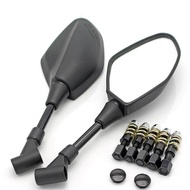 รถจักรยานยนต์กระจกมองหลังกระจกมองหลังHandlebar Sideกรอบสีดำอุปกรณ์เสริมสำหรับKTM DUKE 390 DUKE 200 R