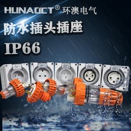 HUNAOCT56P315 Australian Standard IP66 Outdoor Waterproof Male Coupling Connector Single Phase Elect