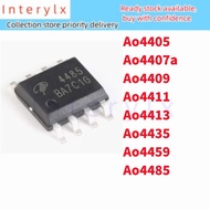 5PCS AO4405 AO4407A AO4409 AO4411 AO4413 AO4435 AO4459 AO4485 SOP8 4405 4407A 4409 4411 4413 4435 44