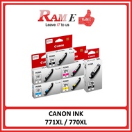 [ORIGINAL] Canon PGI-770XL 770XL Black / CLI-771XL 771XL Black Cyan Magenta Yellow Grey Ink Cartridg