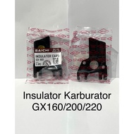 Saichi GX160 Carburetor Insulator Fiber Carburetor Gasket GX120 GX200 GX220