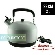 MASPION 22 cm 3 Liter Whistling Kettle Electric 3L